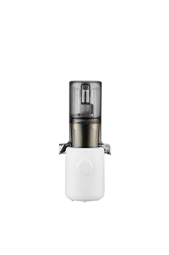 Hurom | Estrattore di Succo H-310A - Estrattore per Frutta e Verdura, Estrazione a Freddo a Bassi Giri, Design Compatto, Motore Silenzioso, Pulizia Rapida, Leggero e Pratico - White