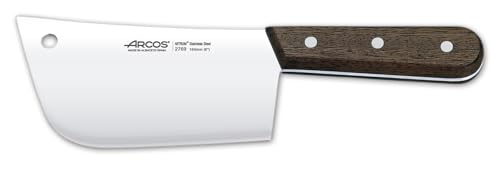 Arcos Séries Atlantico - Couperet - Lame Acier Inoxydable Nitrum 160 mm 310 GR - Manche Jatoba Bois Couleur Brun
