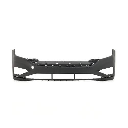 Image of FitParts Compatible with Volkswagen Jetta 2019-2020 Front Bumper Cover | CAPA Certified, Primed, With Fog Light Holes, Ready to Paint, OEM 17A807217GRU, VW1000239