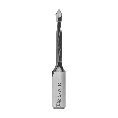 ENT 23160 Durchgangsbohrer HW, Schaft (S) 10 mm, Durchmesser (D) 5 mm, NL 35 mm, SL 24 mm, L 70 mm, Rechts