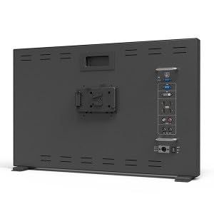 Image of LILLIPUT BM280-4KS Broadcast Director Monitor 28 inch 3840x2160 Ultra HD Carry-on /Desktop 4K with HDR, 3D-LUT, Color Space (BM280-4KS-VBP with V Mount Plate)