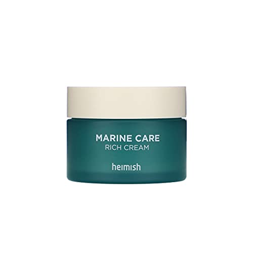 Heimish Marine Care Rich Cream 60ml, Facial Rich Moisture Cream, Korean Skincare, Hydrating Facial Moisturizer with Marine water, Rich Anti-Aging Face Cream
