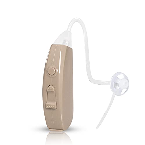 BLJ Hearing Amplifier with Batteries for Adults and Seniors, Digital Sound Amplifier Device to Assist and Aid Hearing, Lightweight with Digital Noise Reduction and Feedback Cancelling