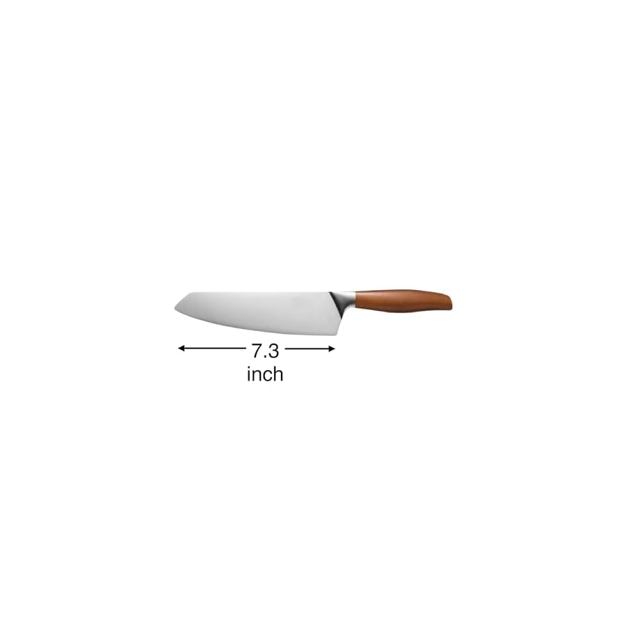 Japanese Chef Knife santoku, chopping and slicing carbon stainless steel blade versatile knife and gift box