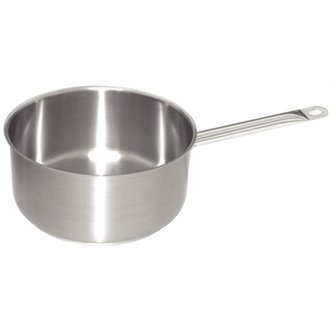Nextday Catering M943 Vogue Stainless Steel Saucepan, 1.5 L, Silver, 1.5 Litres