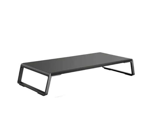 Support de moniteur noir réhausseur écran PC et ordinateur portable - 2