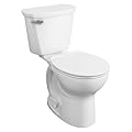 American Standard 215BA004.020 Cadet PRO Two-Piece Toilet, Chair Height, Round Front, White, 1.28 gpf