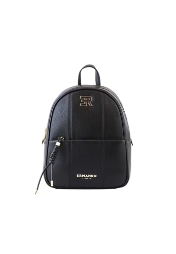 Sac à dos Violeta Ermanno Firenze noir grand compartiment mode femme chic