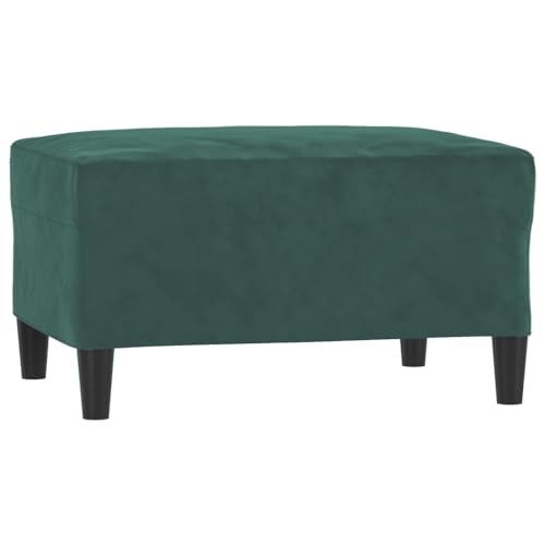 Holamys 4-TLG. Sofagarnitur Dunkelgrün Samt, Robustes Metallgestell, Bequeme Polsterung, Wohnzimmer Möbel Set, Sessel, 2er- & 3er-Sofa, Fußhocker – Bild 7