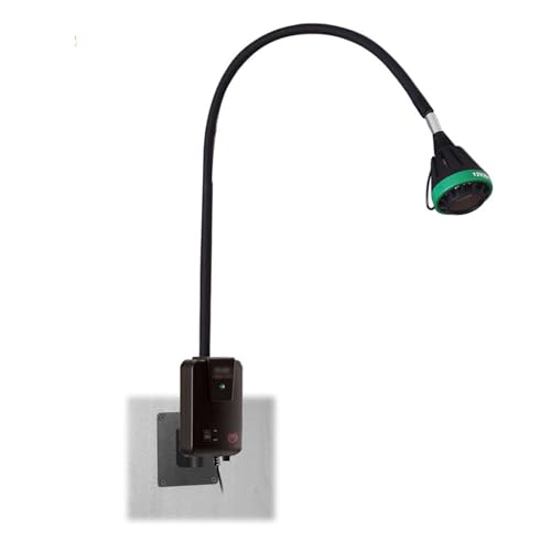 oiakus Wall Type LED Dental Examination Lamp, Gynaecology Exam Light, Examination Light with Wall Mounted Clamp for Gynaecology, Multi-Angle Lighting, Outpatient, Stomatology, ENT