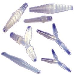 Covidien 8888271502 Argyle 5-in-1 Barbed Connector, Polypropylene, 3/16" - 9/16" Size Pack of 100