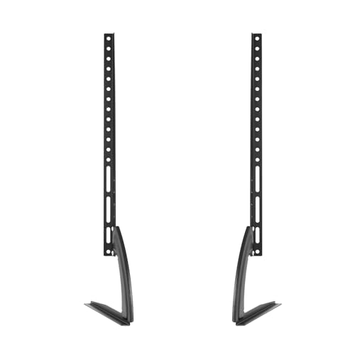 CLEADONG Soporte de TV para televisor, patas de pie, soporte de TV, soporte de mesa, para Smart TV de 32 a 70 pulgadas, altura ajustable