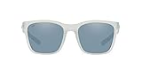 Costa Del Mar Women's Panga Polarized Square Sunglasses, Transparent Clear/Grey Silver Mirrored...