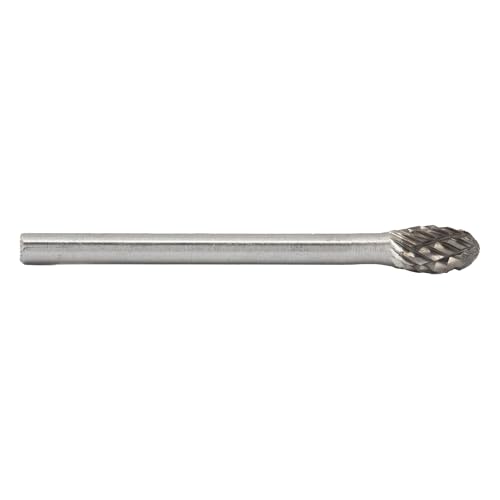 Image of Drill America SE-51 Carbide Burr /Rotary File Oval Double Cut for Die Grinder 1 /4 inch Dia. x 3 /8 inch Cut Length with 1 /8 inch Shank and 1-3 /4 inch Overall Length, DUL Series