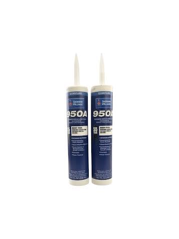 Sherwin-Williams 950A Siliconized Acrylic Latex Caulk Clear (2-Pack)