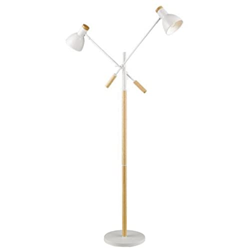 Lámpara de pie de salón HJLJKG con luz regulable direccional blanca y cálida para dormitorio