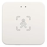 Axorafow Sensor de presencia humana de bajo consumo para detección de movimiento en hogares y oficinas con ajustes ajustables (versión Zig-bee)