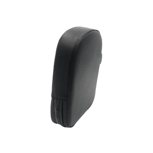 Coussin de dossier passager moto haut de gamme protection noir mat