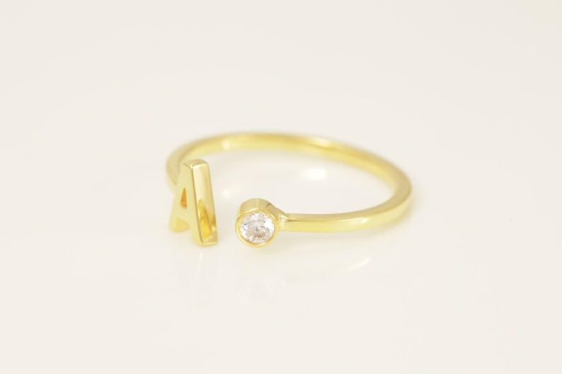 Bague solitaire en argent 925, le cadeau romantique parfait - 3