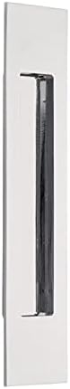 Emtek 220310US26 Emtek 220310 Modern Rectangular 10 Inch Tall Rectangular Flush Cabinet Pull