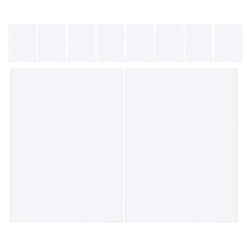 COSMEVIVI Crylic Sheets for Crafts 10pcs 5x7 Acrylic Sheets Picture Frame Acrylic Boards