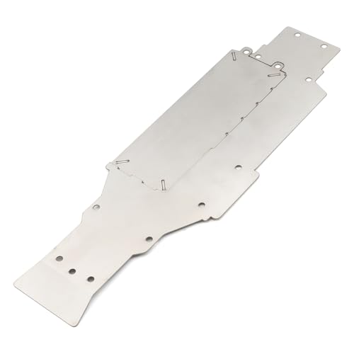 Kodbiby Reemplazo de Armadura de chasis de Acero Inoxidable para Tamiya XV-01 1/10, Protector de chasis de automóvil a Control Remoto, Accesorios de protección, Piezas de actualización de Bricolaje