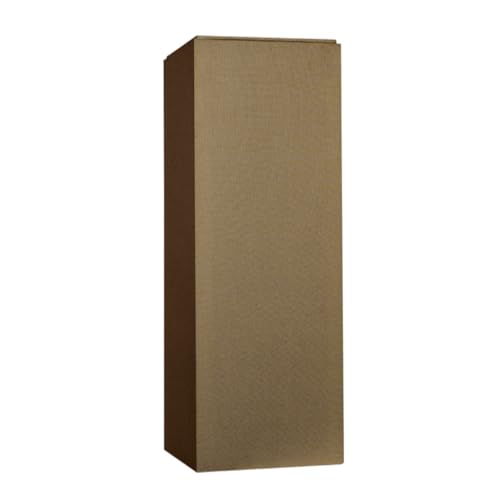 Image of Timber Acoustics Soffit Bass Traps | Premium Low-Frequency Absorption for Balanced & Clear Audio | Acoustic Room Treatment | Soundproof Corner Panels (Dark Beige, 6ft x 12in)