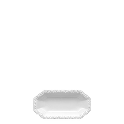 Rosenthal 10430-800001-15323 - Piatto da contorni Maria, 25.5x13 cm, Colore: Bianco