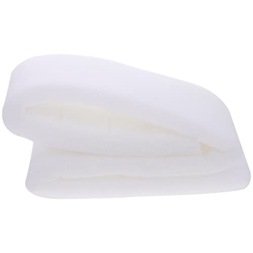 Balacoo Filtre filtrant pour Aquarium Filtre en Coton biochimique en Mousse filtrante en éponge Tampon en Rouleau adapté à la Plupart des filtres Produits (1m x 12cm, Blanc)