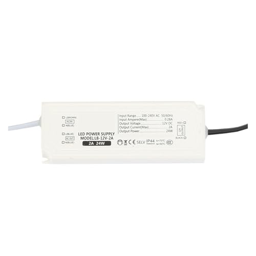 Alimentation 24W 12V pour armoire de salle de bain et luminaire LED de miroir