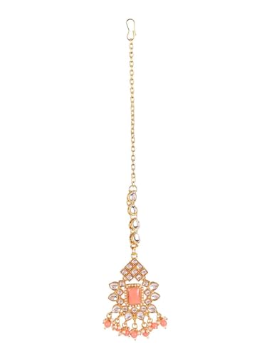 Juego de joyas con piedras rosadas DMZ-2955 de latón y complementos de moda mujer 3