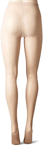 Image of no nonsense Women's Graduated Compression Control Top Pantyhose - Sheer Leg, Firming Control
