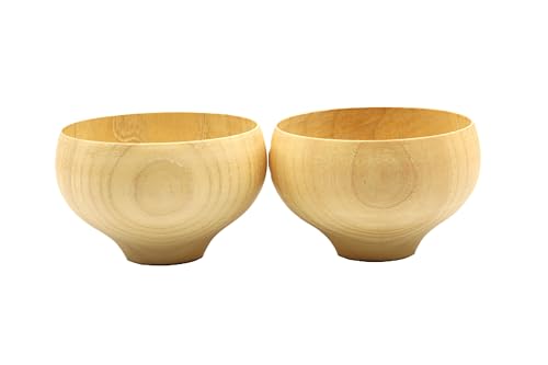 紀州漆器 角田清兵衛商店 お椀 食洗機対応 汁椀 木製 漆器 B.C. TSUBO type1 ナチュラル 2個セットの商品画像（Amazon）