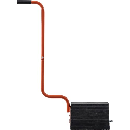 Image of Buyers Products WC1087 Rubber Wheel Chock with Bolt-On Handle, Anti-Slip Wheel Stopper for Trucks, RVs, Trailers, Campers & Cars, Tire Chock Stabilizer