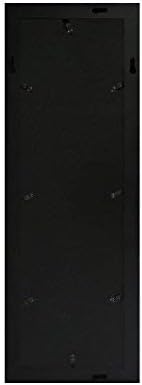 Miniatura 7 de Adeco Marco decorativo de madera para colgar en la pared, 4 x 6 pulgadas, negro, 5 aberturas divididas