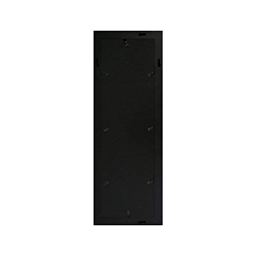 Adeco Decorative Wood Wall Hanging Picture Frame, 4 by 6-Inch, Black, 5-Divided Opening