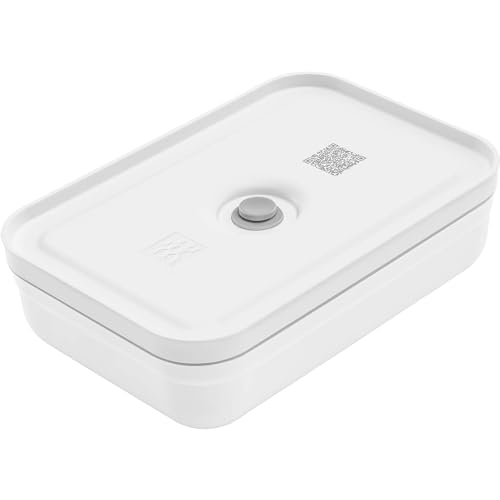 ZWILLING Fresh & Save Plastic Flat Lunch Box, Airtight Food Container, Meal Prep Container, BPA-Free, Grey - Large