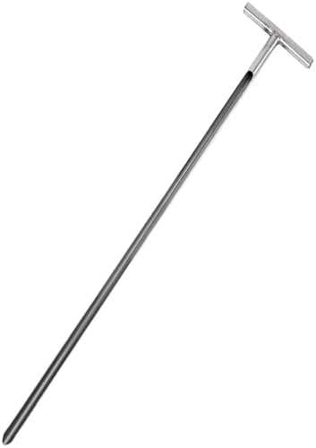 Stainless Steel Grain Sampling Probe - Soil Test Kit Tool for Granule & Solid Sack Bag Sampling (2.8cm Diameter, 40cm Length) - Durable, Accurate Soil Analysis