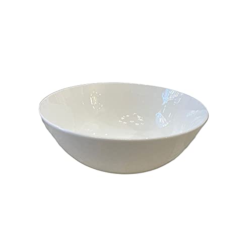 HERVIT Ciotola grande piatto fondo da portata porcellana bianca Ø23 H9 cm