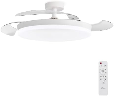 CONCEPT OVA Ventilador de Techo con Luz y Aspas Retráctiles - Características y beneficios