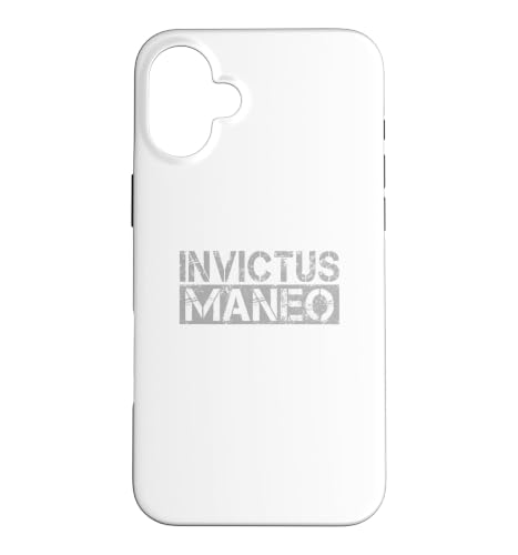Invictus Maneo - ���e����ŁuI Remain Unvanquished�v�̈Ӗ� �X�}�z�P�[�X iPhone 16 Plus �p