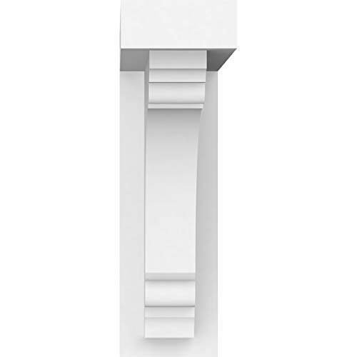 Ekena Millwork BKTP02X05X05WAR Standard Warren Architectural Grade PVC Brackets, 1 1/2"W x 5"D x 5"H by Ekena Millwork - Used condition - Image 2