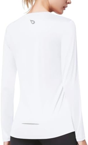 baleaf Long Sleeve Workout Tops for Women Running Shirts Quick Dry Athletic