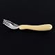Homecraft Standard Caring Cutlery, Arthritis Aids, For Weak Grip, Easy Grip Eating Utensils for Elderly or Disabled, Fork, Ivory, 1 count