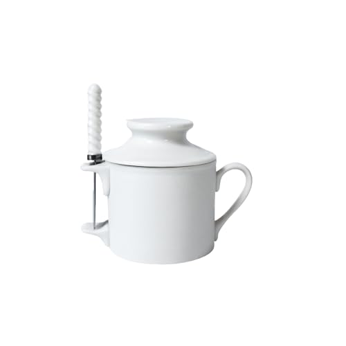 Butter Crock with Lid and knfie,Ceramic Butter dishes for Countertop,butter