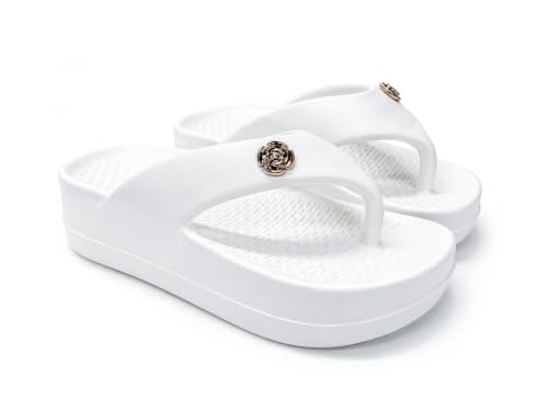 Image of ATHCO womens Fenny Women's Acupressure Slippers & Flip-Flops | Soft Foot Massager, Lightweight, Anti-Skid, Waterproof Comfort Slippers for Women & Girls | Daily Casual Wear