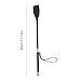 Leather Jump Bat Riding Crop Horse Riding PU Leather Jump Bat Equestrian Flogger Shaft with Non Slip Handle
