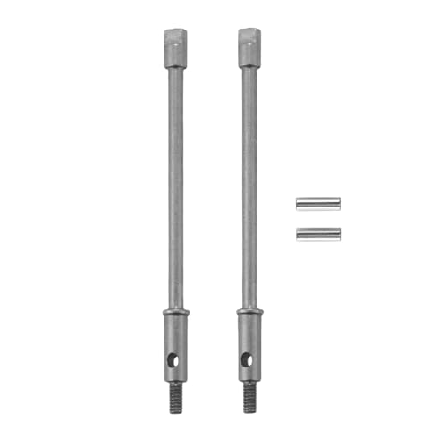 Metal Front Rear Axle Drive Shaft for Axial SCX24 Gladiator JLU Bronco C10 Deadbolt 1/24 RC Crawler Car Upgrades Parts(Rear)
