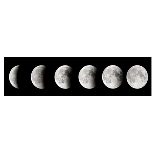 Système solaire rangée de lune affiche moderne pour habiller un mur vide - 3