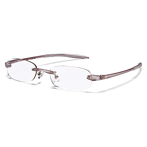 Visualites 5 Pearl 1.50 Lightweight Oval Rimless Reading Glasses for Men and Woman